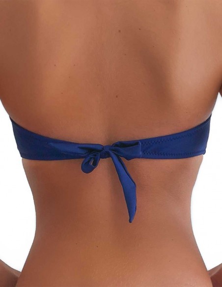 Retro della fascia imbottita balconcino Greta colore blue notte