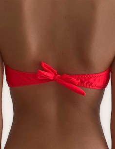 Retro della fascia imbottita balconcino Greta colore rosso 2