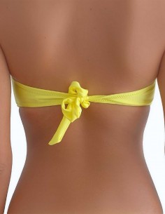 Top fascia balconcino colore giallo limone, imbottita, con effetto push up 2