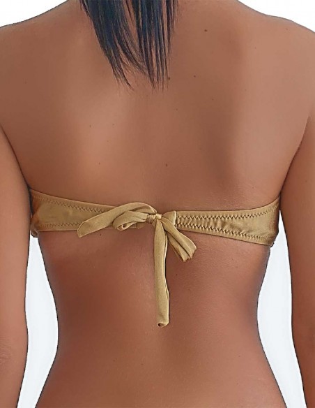 Retro della fascia imbottita balconcino Greta colore sabbia