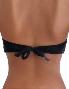 Retro della fascia imbottita balconcino Greta colore nero 2