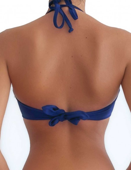Retro del top maxi push up malibù colore blue notte