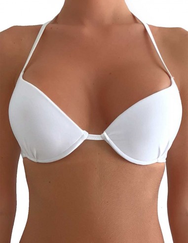 Top maxi push up malibù colore bianco