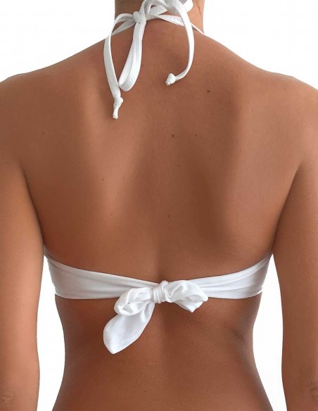 Retro del top maxi push up malibù colore bianco