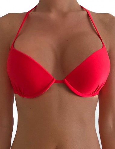 Top maxi push up malibù colore rosso