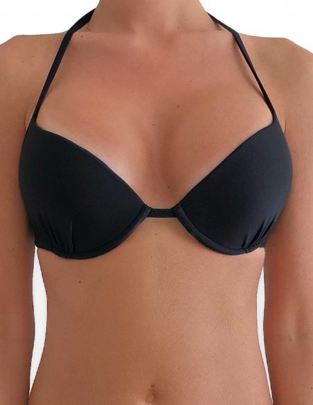 Top maxi push up malibù nero