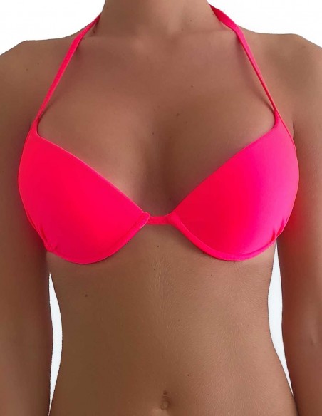 Top maxi push up malibù corallino