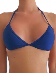 Top triangolo bordato Elsa colore blue notte