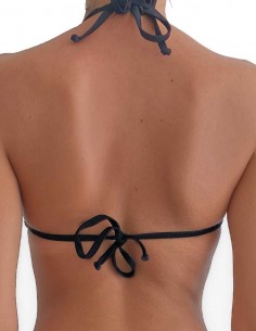 Top triangolo bordato Elsa colore nero 2