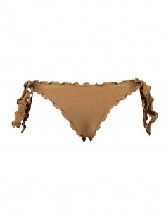 Bikini fascia con smerlo frou frou e slip o brasiliana con fiocchi 2