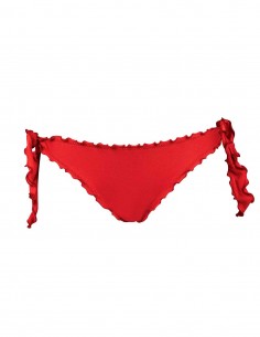 Slip o brasiliana con smerlo frou frou rosso