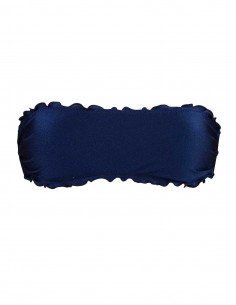 Fascia con smerlo frou frou, modello Saturno, colore blue navy