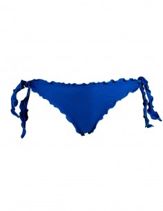 Retro della brasiliana con smerlo frou frou blue elettrico 2