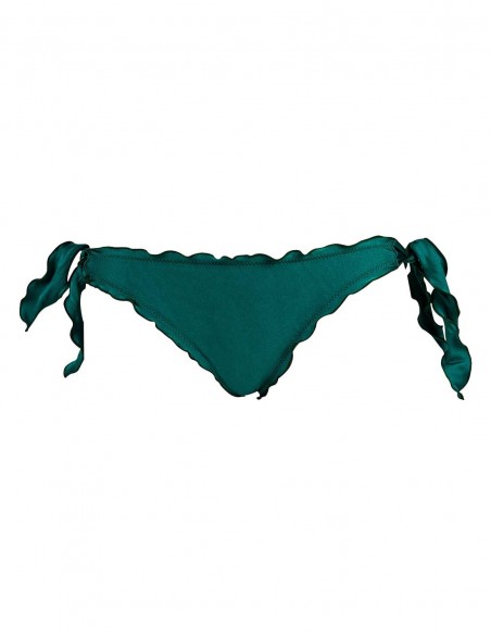 Slip o brasiliana con smerlo frou frou verde foresta
